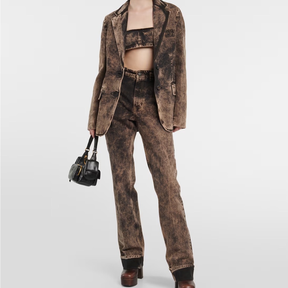 MIU MIU stonewash jeans